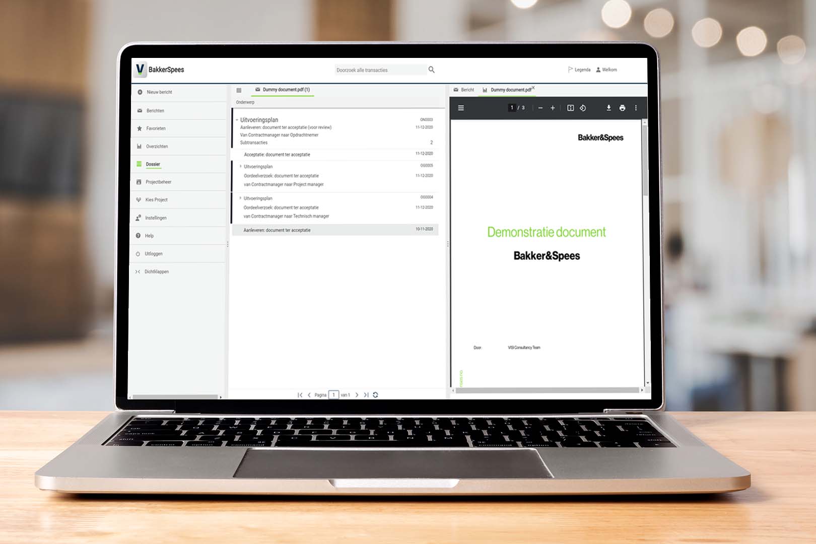 VISI documentviewer Bakker&Spees
