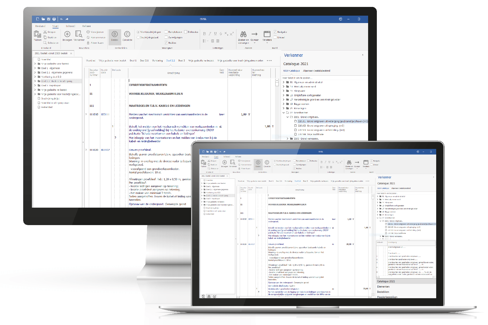 CIVIEL software: RAW-Bestek, Bakker&Spees