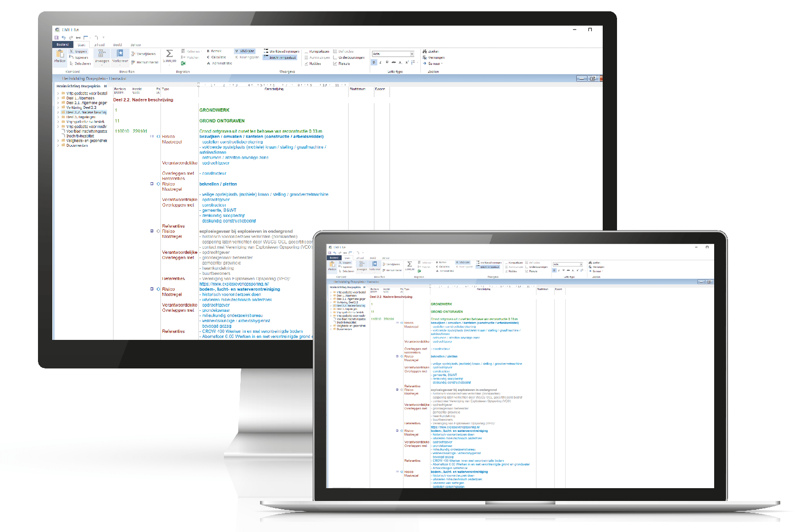 CIVIEL software: V&G Plan, Bakker&Spees