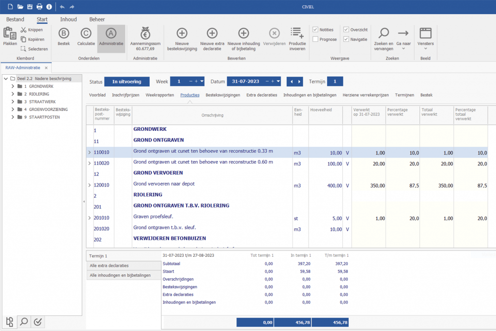 Release RAW-Administratie CIVIEL 9, Bakker&Spees